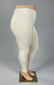 BT-99 {Bend My Way} Sand Beige "Butter Soft" Leggings PLUS SIZE 1X 2X 3X