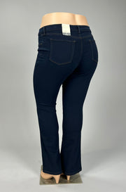 SALE! BT-C  M-109   {Style & Co} Dark Navy Bootcut Jeans Retail 49.00 PLUS SIZE 16W 18W