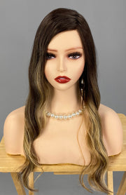 SALE!! "Maxwella 22" (Caramel Almond) BALAYAGE Belle Tress Luxury Wig