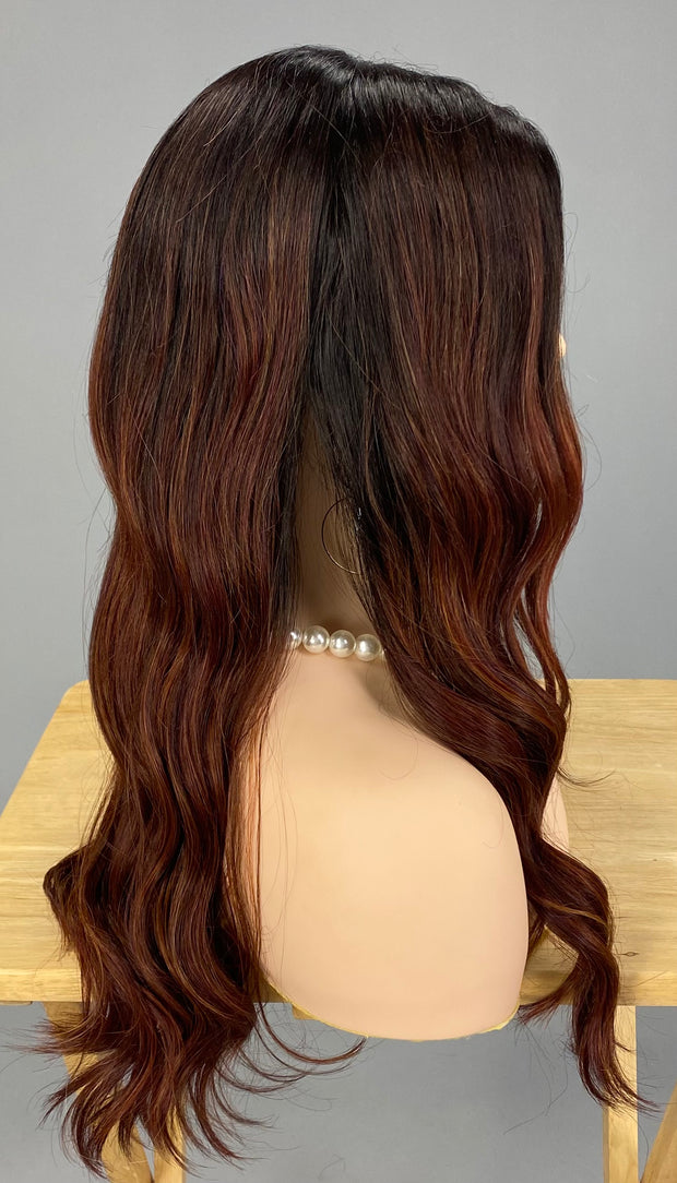 SALE!! "Maxwella 22" (Hibiscus) Balayage Belle Tress Luxury Wig