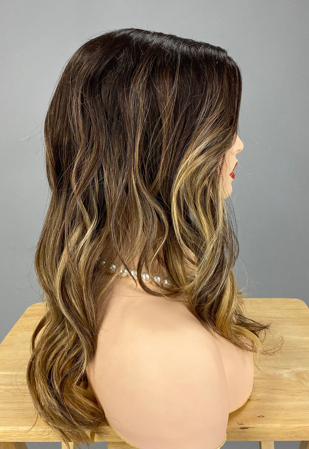 SALE!! "Dalgona 23" (Caramel Almond) BALAYAGE BELLE TRESS Luxury Wig