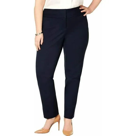 SALE!! BT-Q  M-109   {Alfani} Navy Tummy Control Pants Retail 79.50 EXTENDED PLUS SIZE 14W 24W 28W